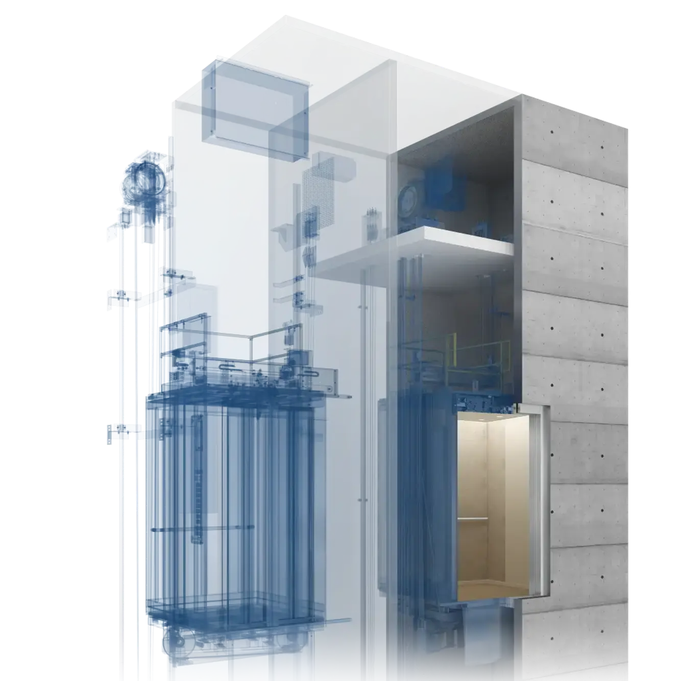Capsule Lift In Shaft