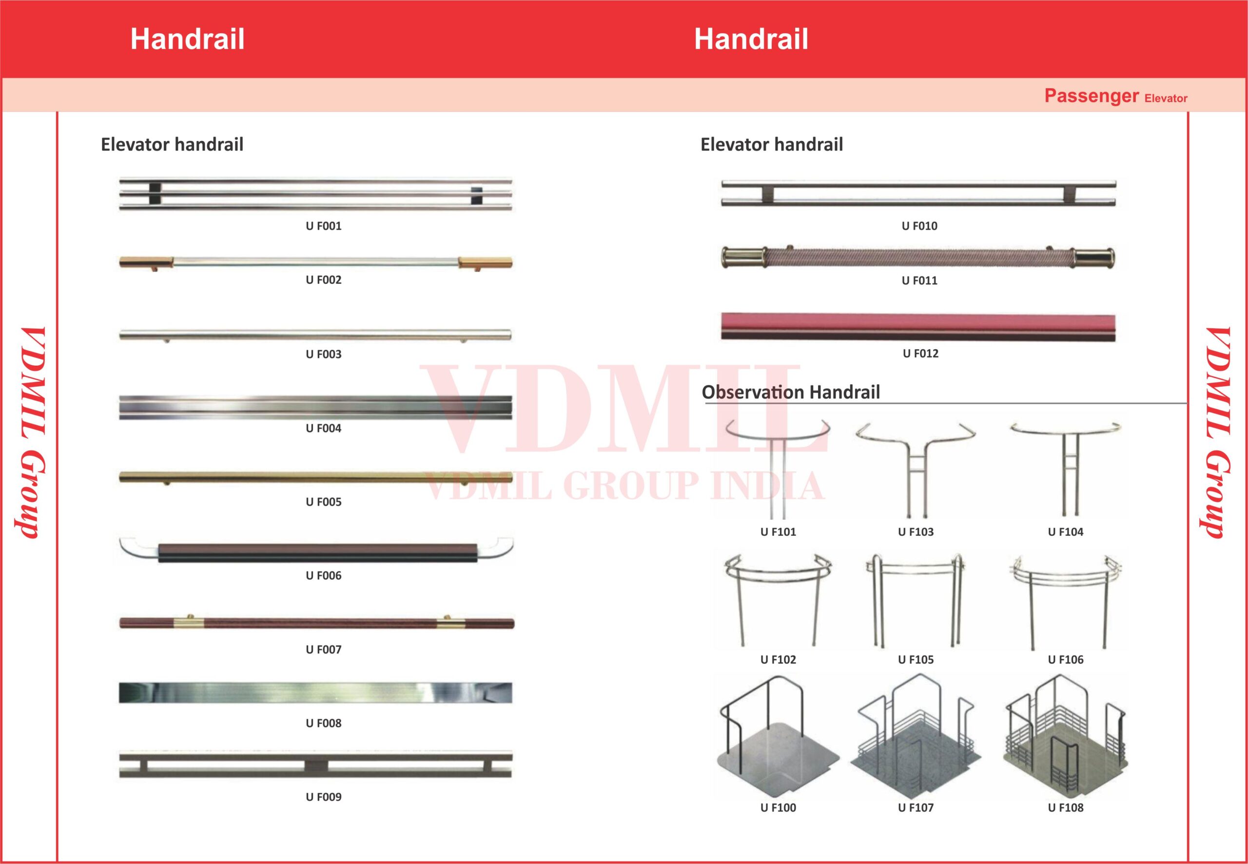 Premium Elevator Handrail Designs
