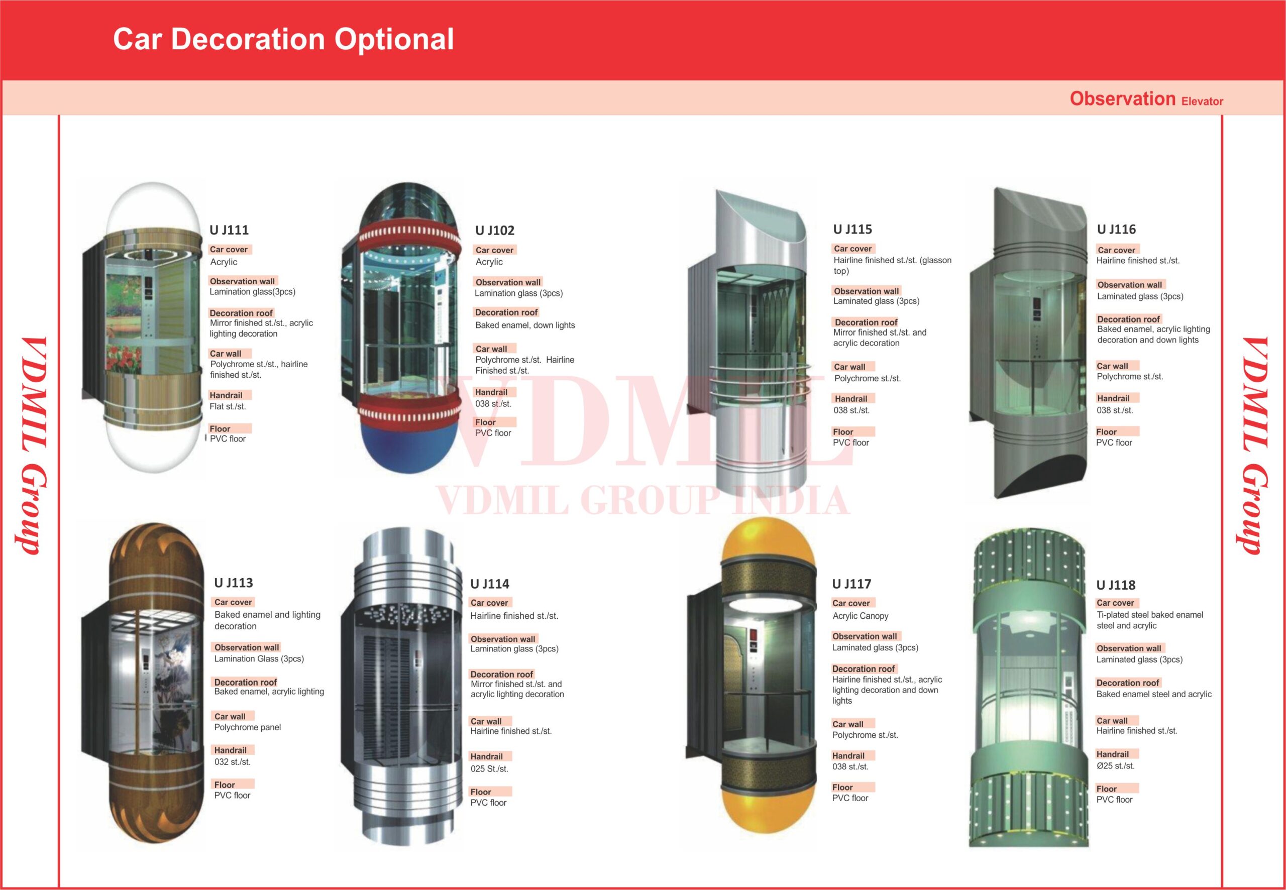 Luxury Residential Capsule Lift Interior by VDMIL
