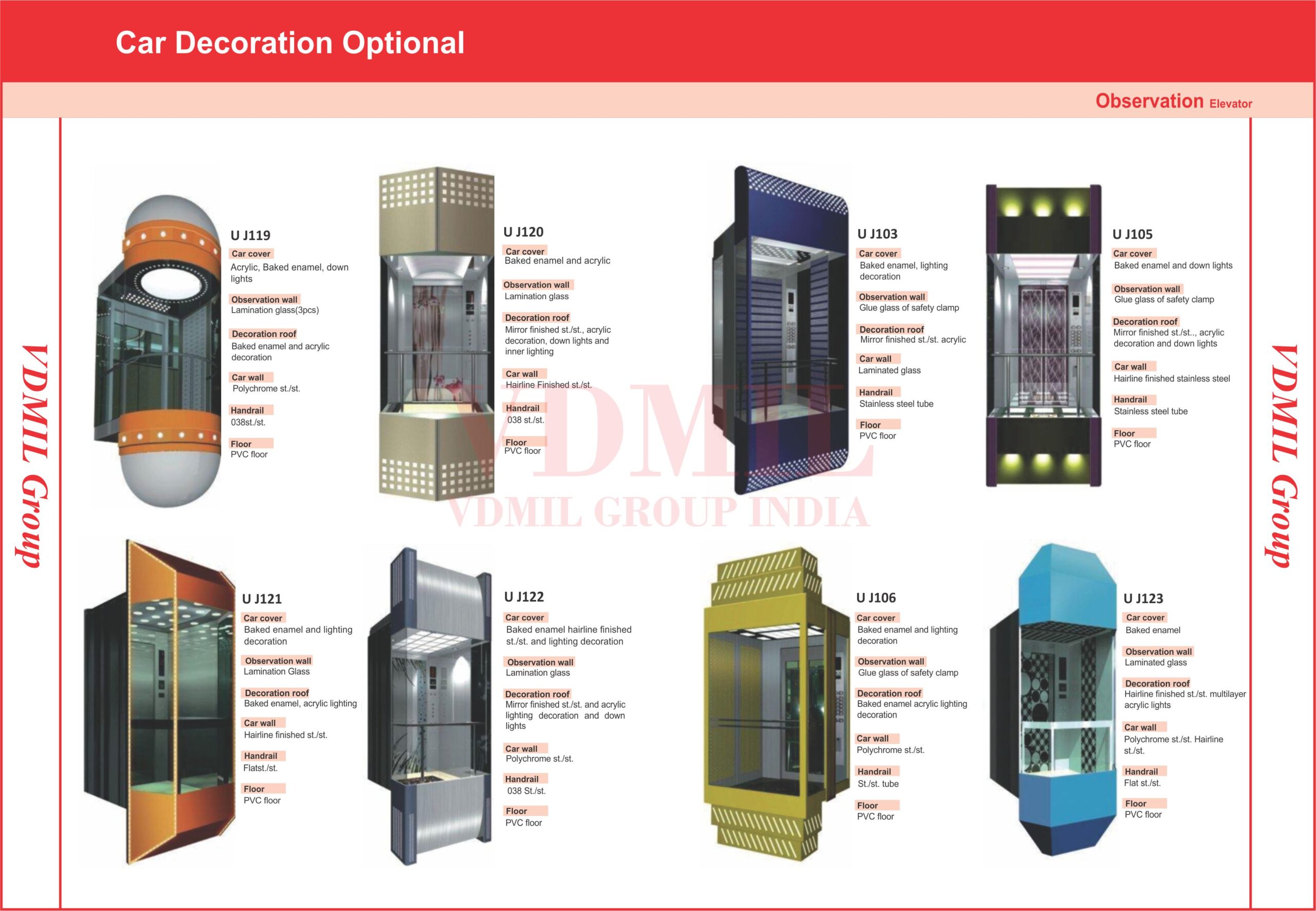 Custom Capsule Home Lift Cabin Design by VDMIL